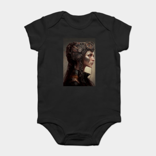 The Ferocious Alien Empress A Punk Warrior Tale of Female Envy Baby Bodysuit by Darksavage